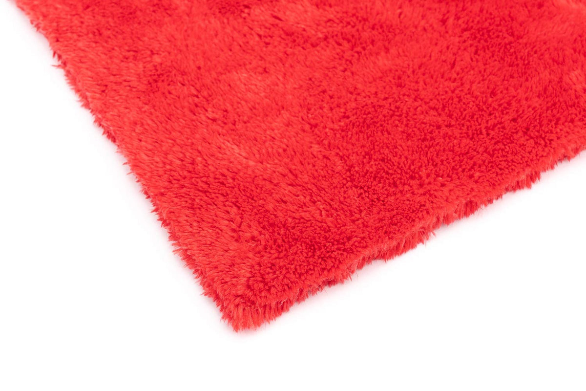 The Rag Company close-up of 500GSM pile showing dense fibers for superior product pickup