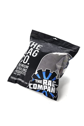 The Rag Company towel in use buffing car paint for streak-free shine