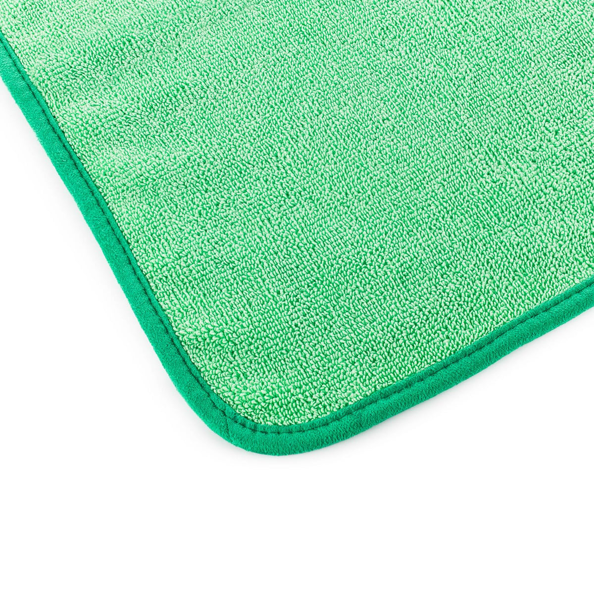 The Rag Company FTW close-up of microfiber weave showing dense fibers for superior absorption