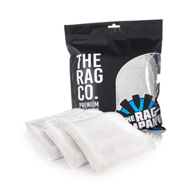 The Rag Company FTW front packaging showing 3-pack and ice grey color for clear results