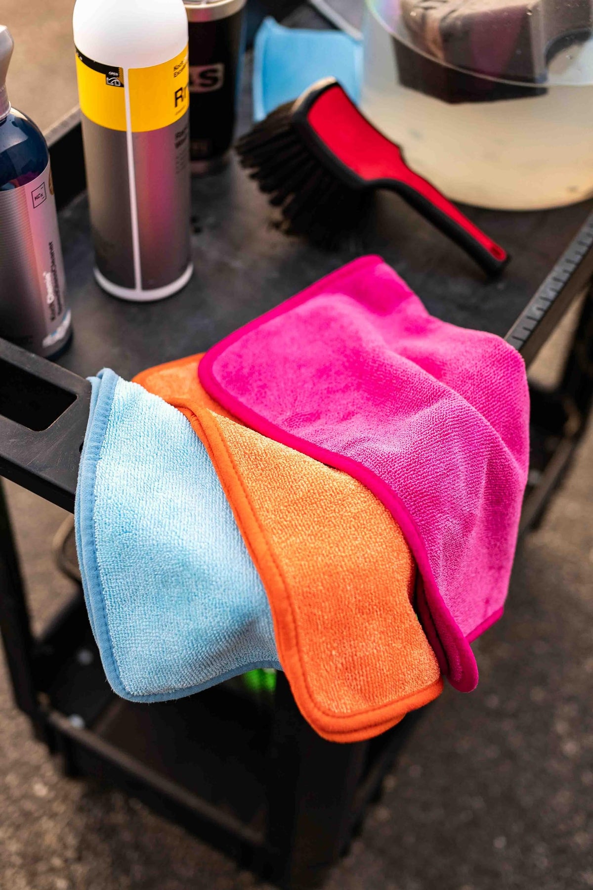 The Rag Company FTW clean towels ready for wash preserving performance