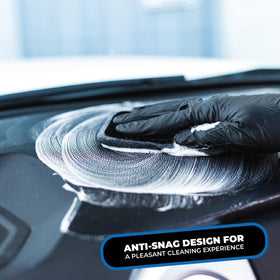 The Rag Company scrubber included in a detailing kit for professional use
