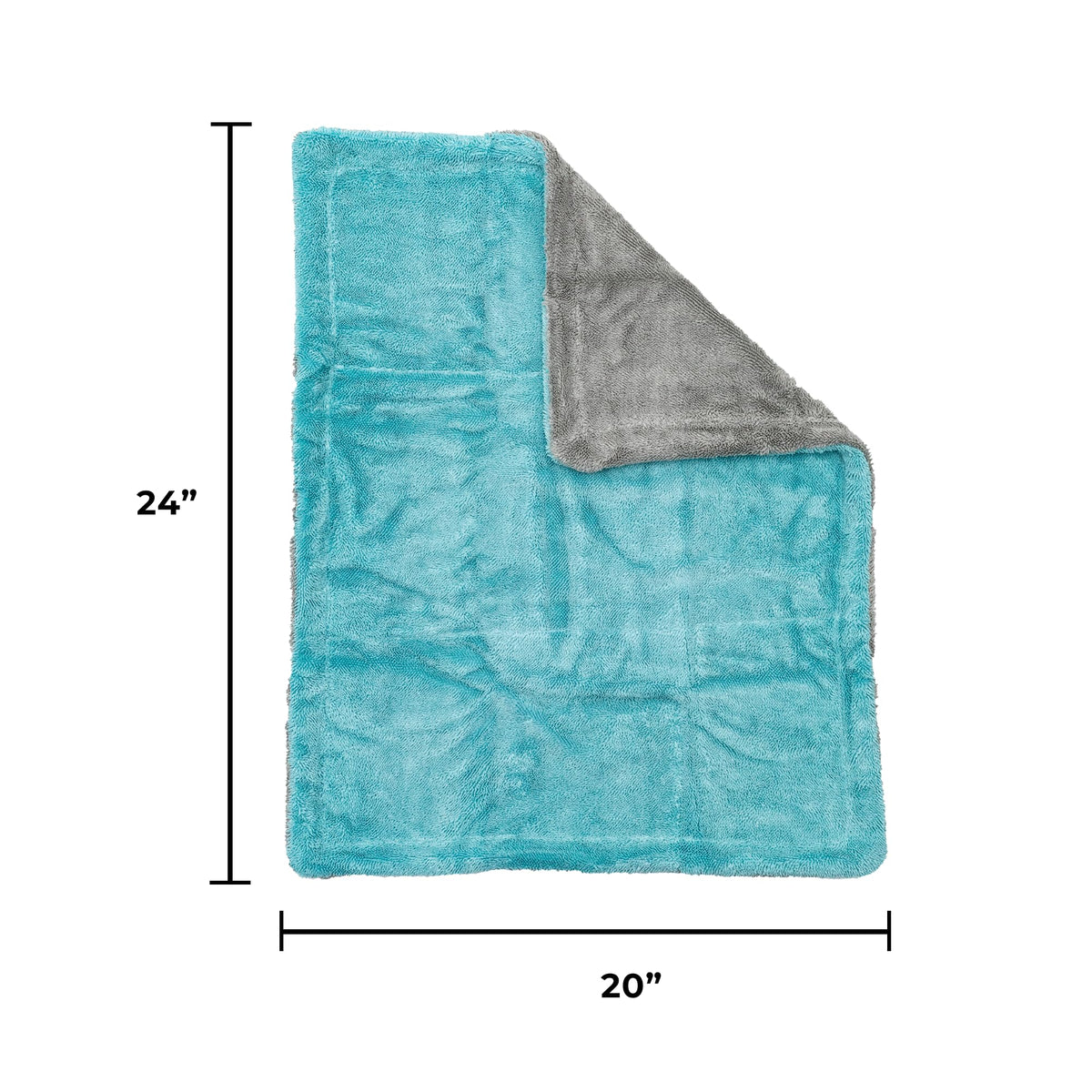 The Rag Company Liquid8r folded to show compact storage and soft fabric benefit