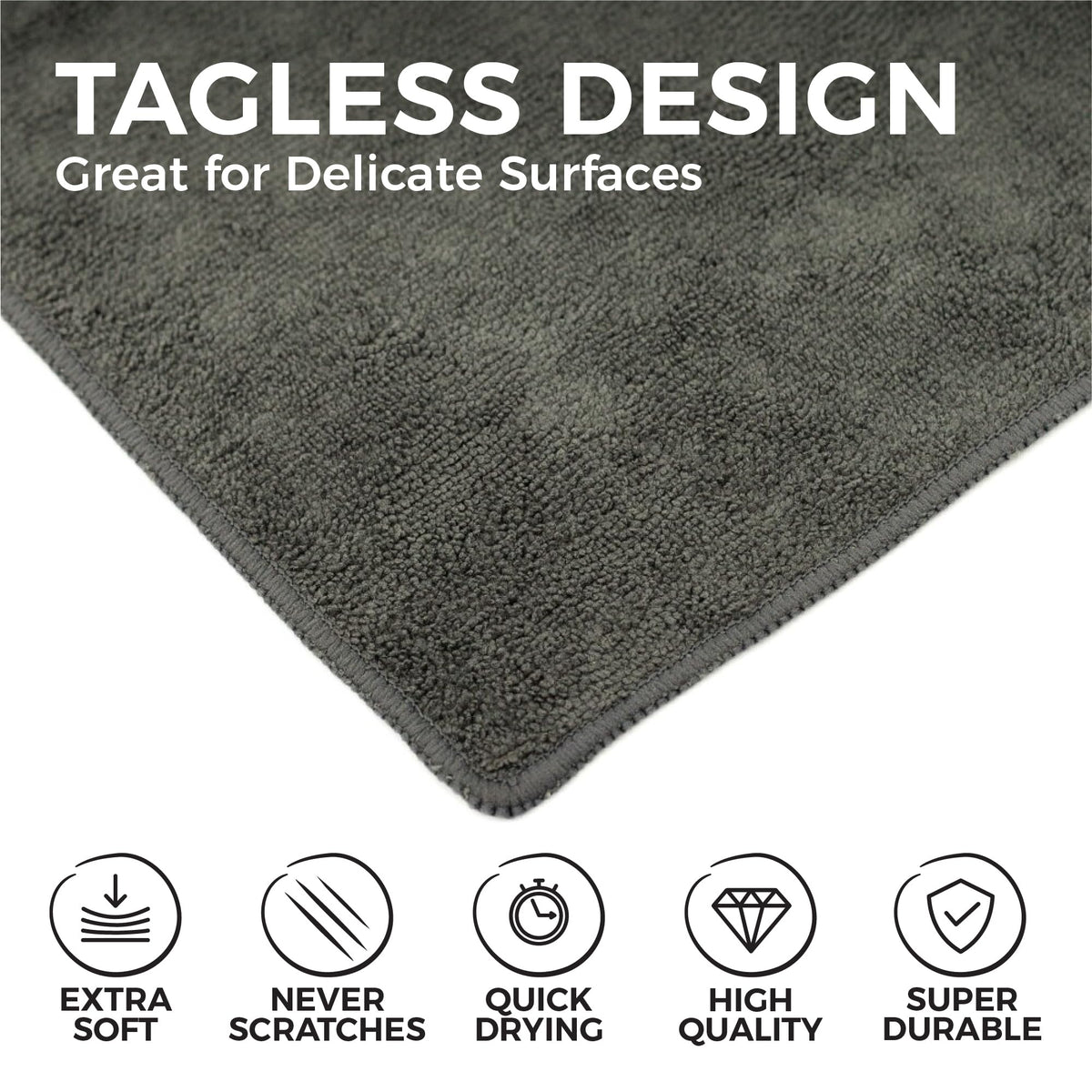 The Rag Company folded towel showing neat edges and ready-to-use convenience