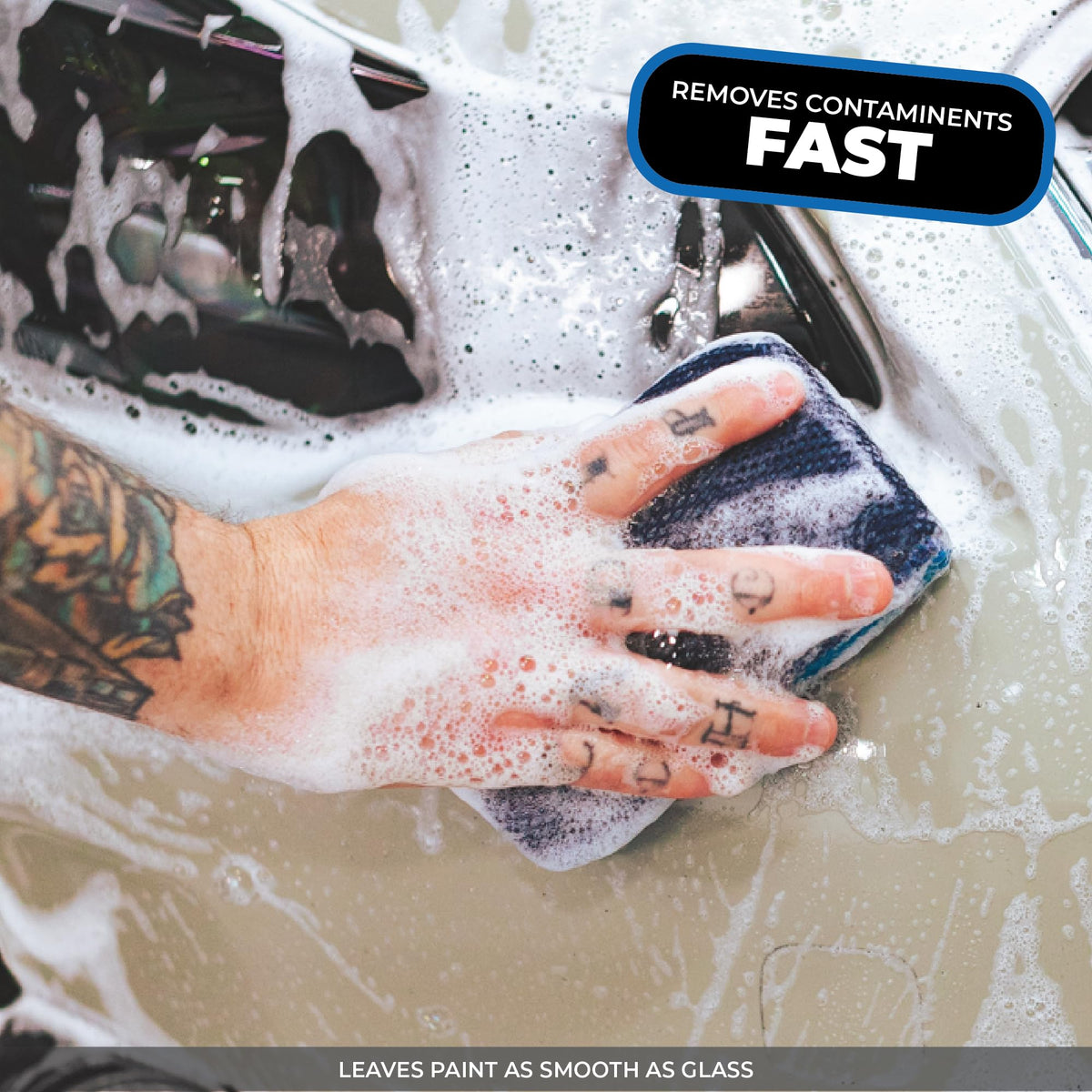 The Rag Company clay-face texture close-up highlighting contaminant-lifting performance