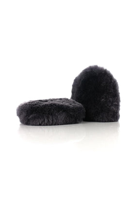 The Rag Company mitt fitted over fingers to reach narrow wheel crevices
