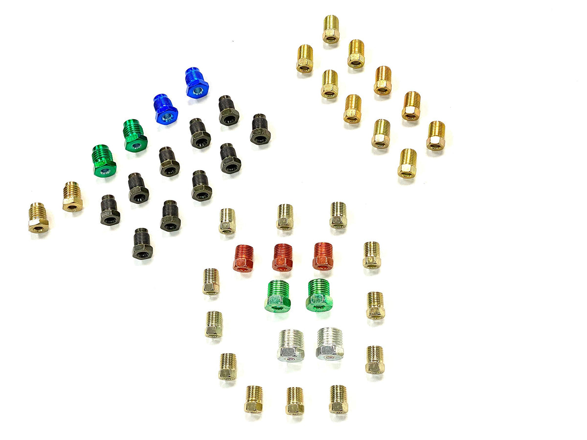 The Stop Shop front packaging showing 45 coated fittings, convenient selection benefit