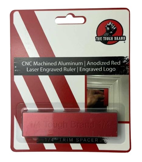 The Tough Brand front view showing compact spacer and engraved name for easy identification