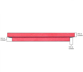 The Tough Brand anodized surface texture emphasizing corrosion resistance and high visibility