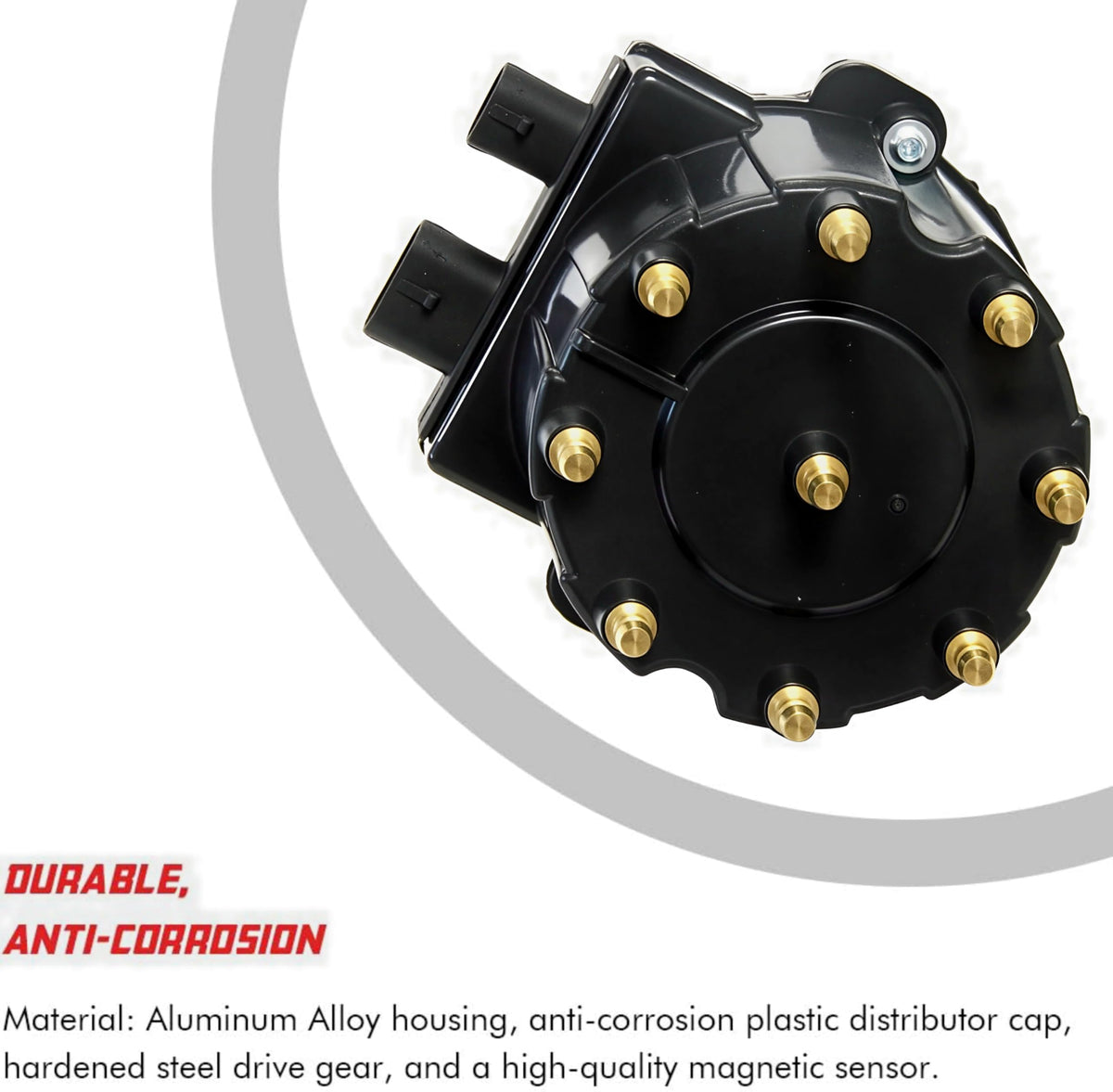 THEBIGDEALS close-up of cap and rotor highlighting durable contact points