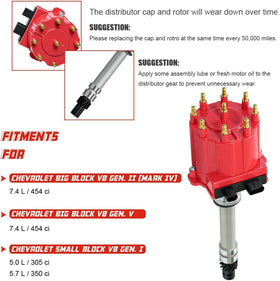 THEBIGDEALS distributor installed in engine bay, demonstrates direct-replacement ease and fit