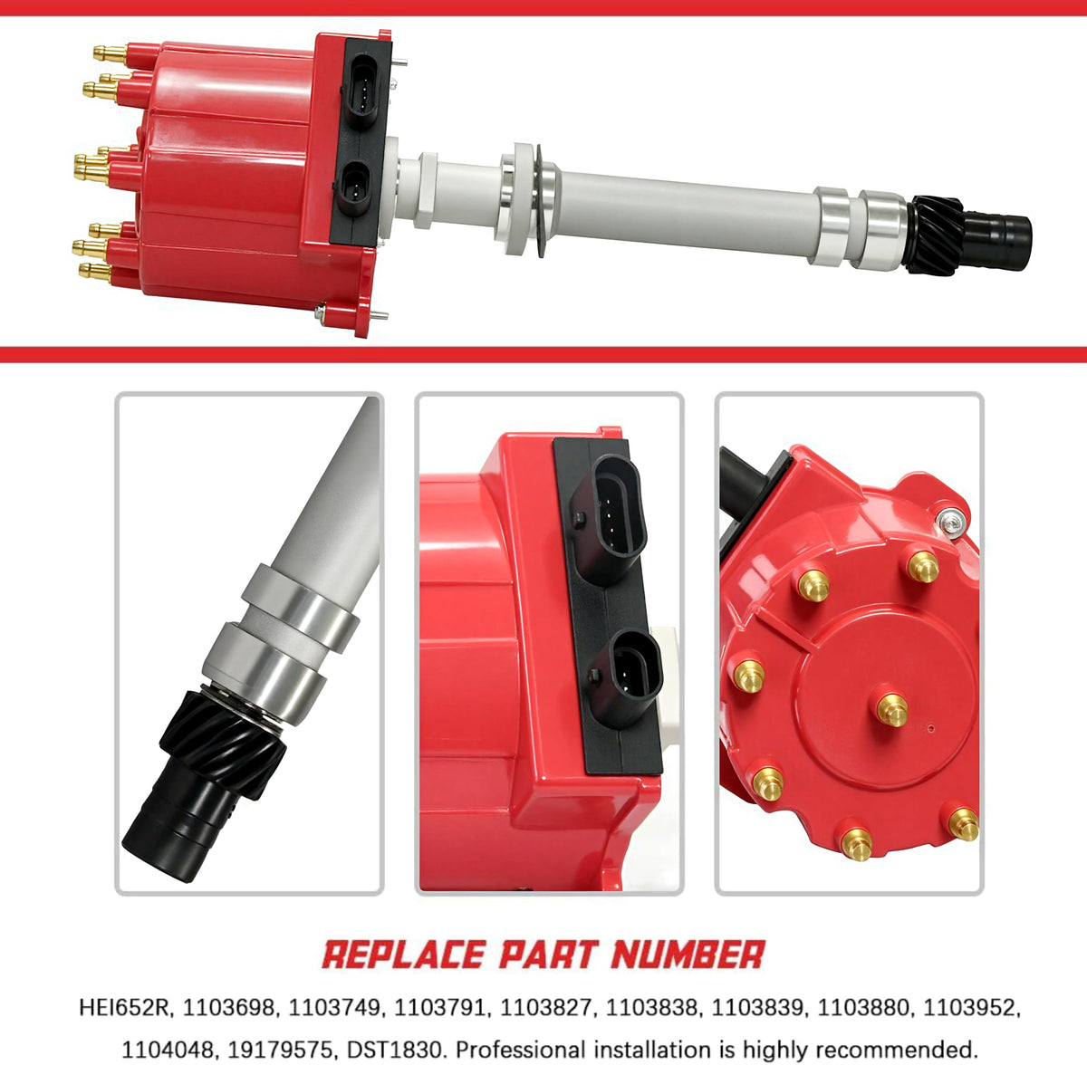 THEBIGDEALS side shaft and advance mechanism detail, shows adjustable vacuum and mechanical advance