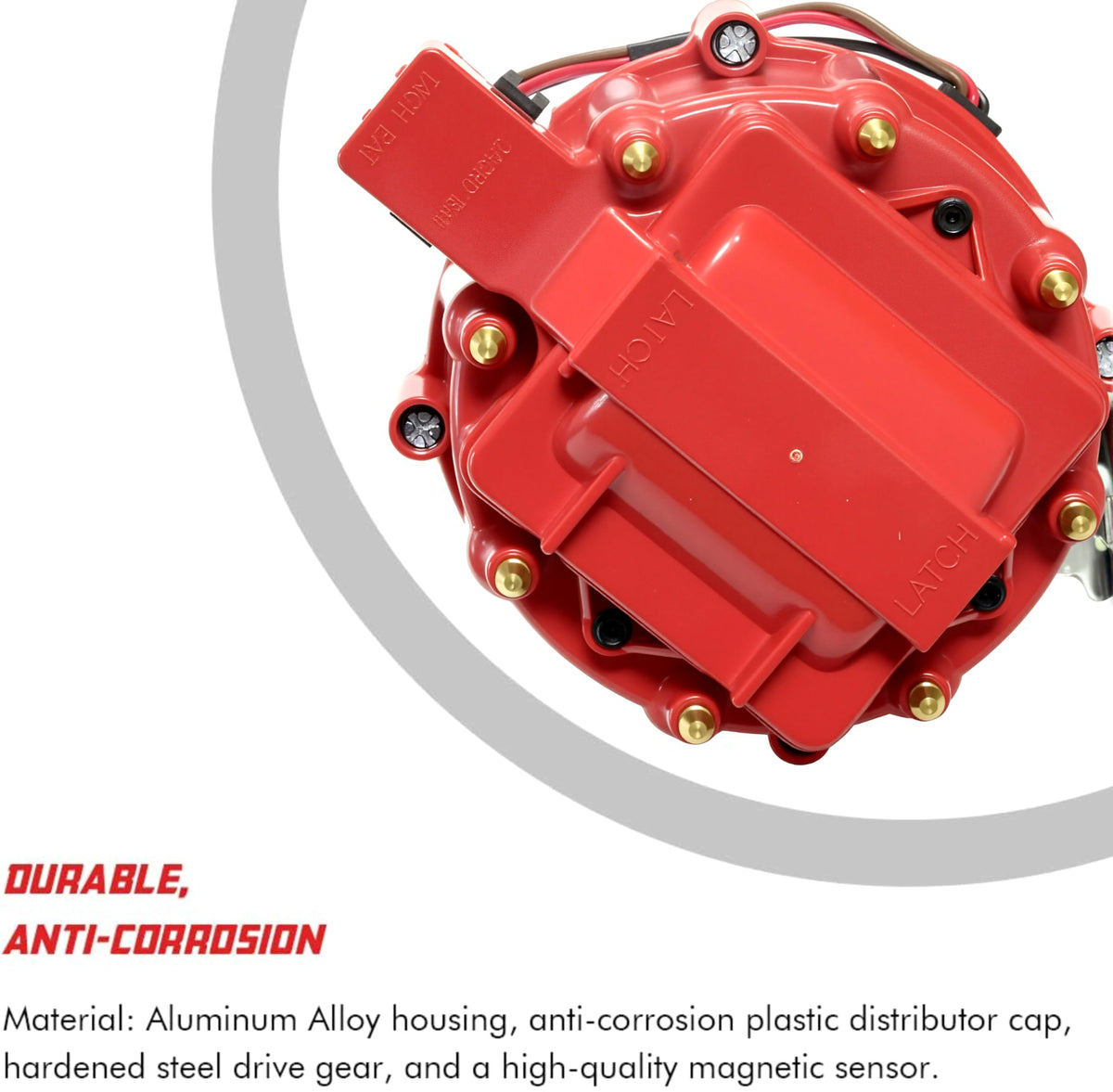 THEBIGDEALS distributor cap top detail highlighting secure terminal layout for reliable sparks
