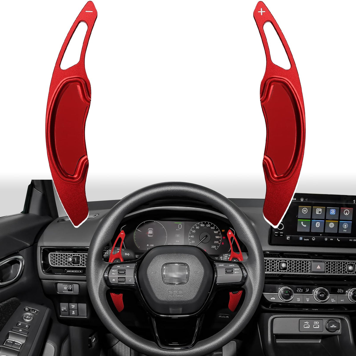 Thenice front packaging showing red paddle extensions and included parts