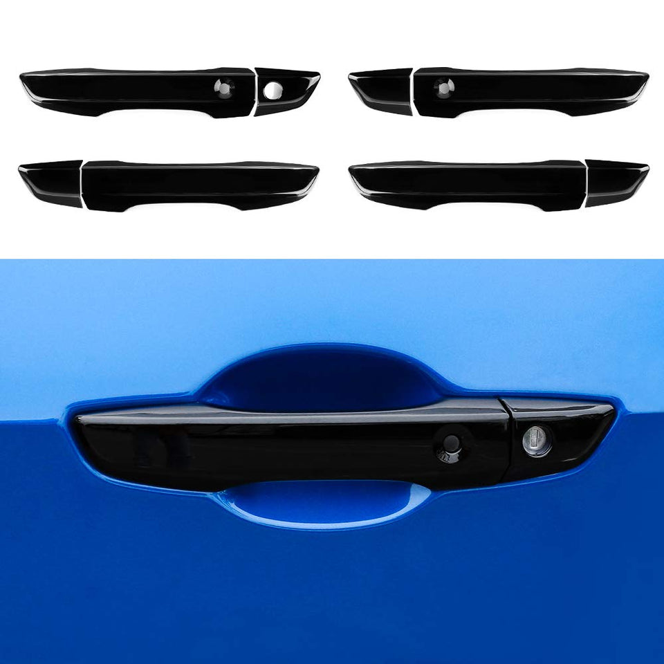 Thenice black handle cover front view showing sleek upgrade and protection