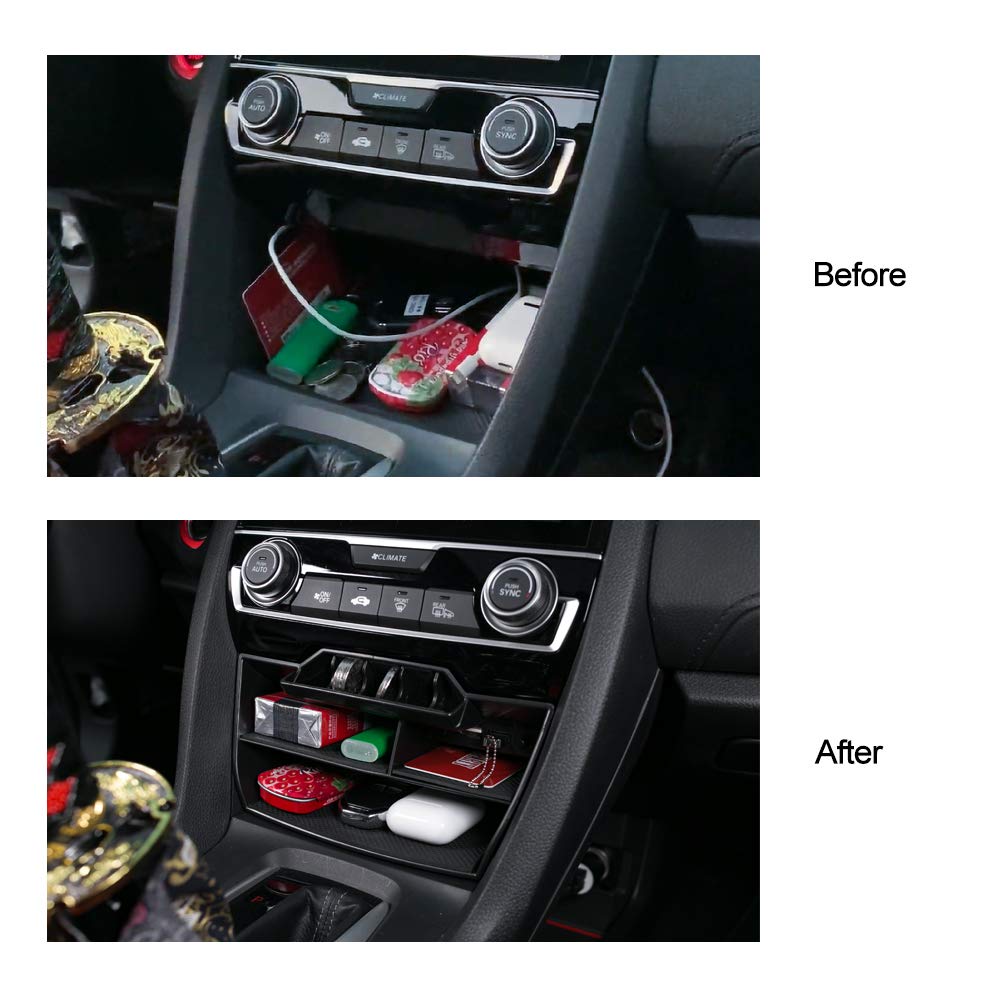 Thenice installed in Honda Civic demonstrating seamless OEM fit and tidy interior