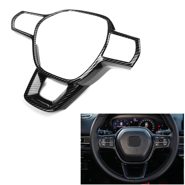 Thenice front view of carbon fiber trim showing clean fit and visual upgrade