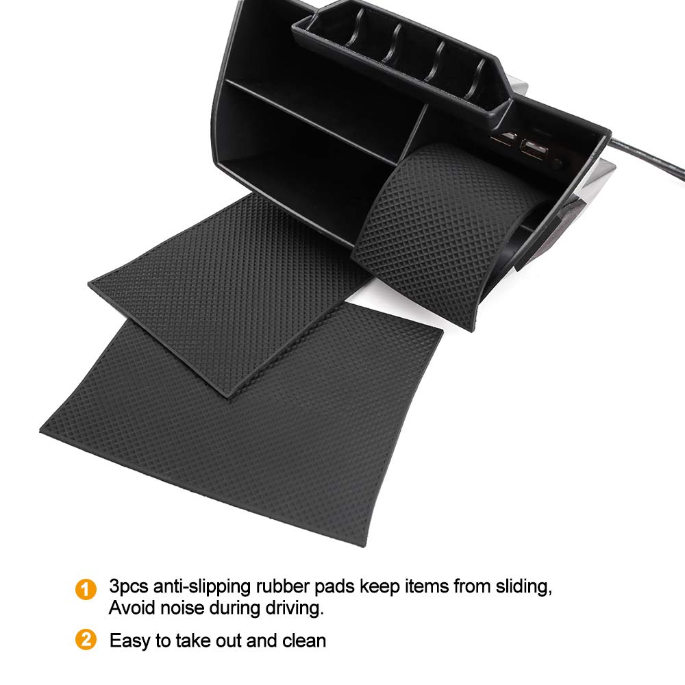 Thenice detailed view of two USB ports offering built-in charging convenience