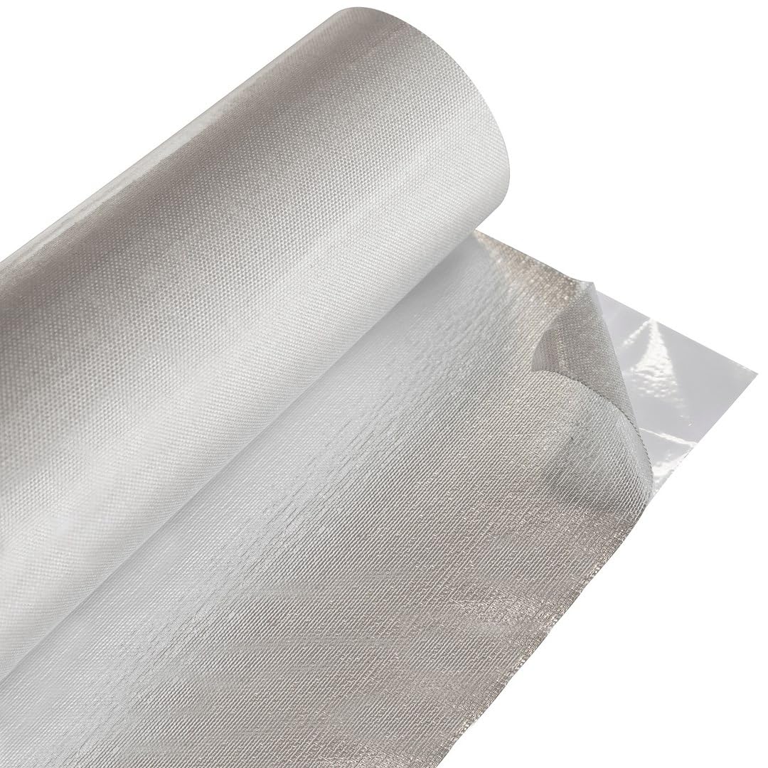 Thermo-Tec adhesive-backed side exposed indicating strong stick and clean installation