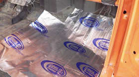 Thermo-Tec close-up of reflective foil surface highlighting heat reflection benefit