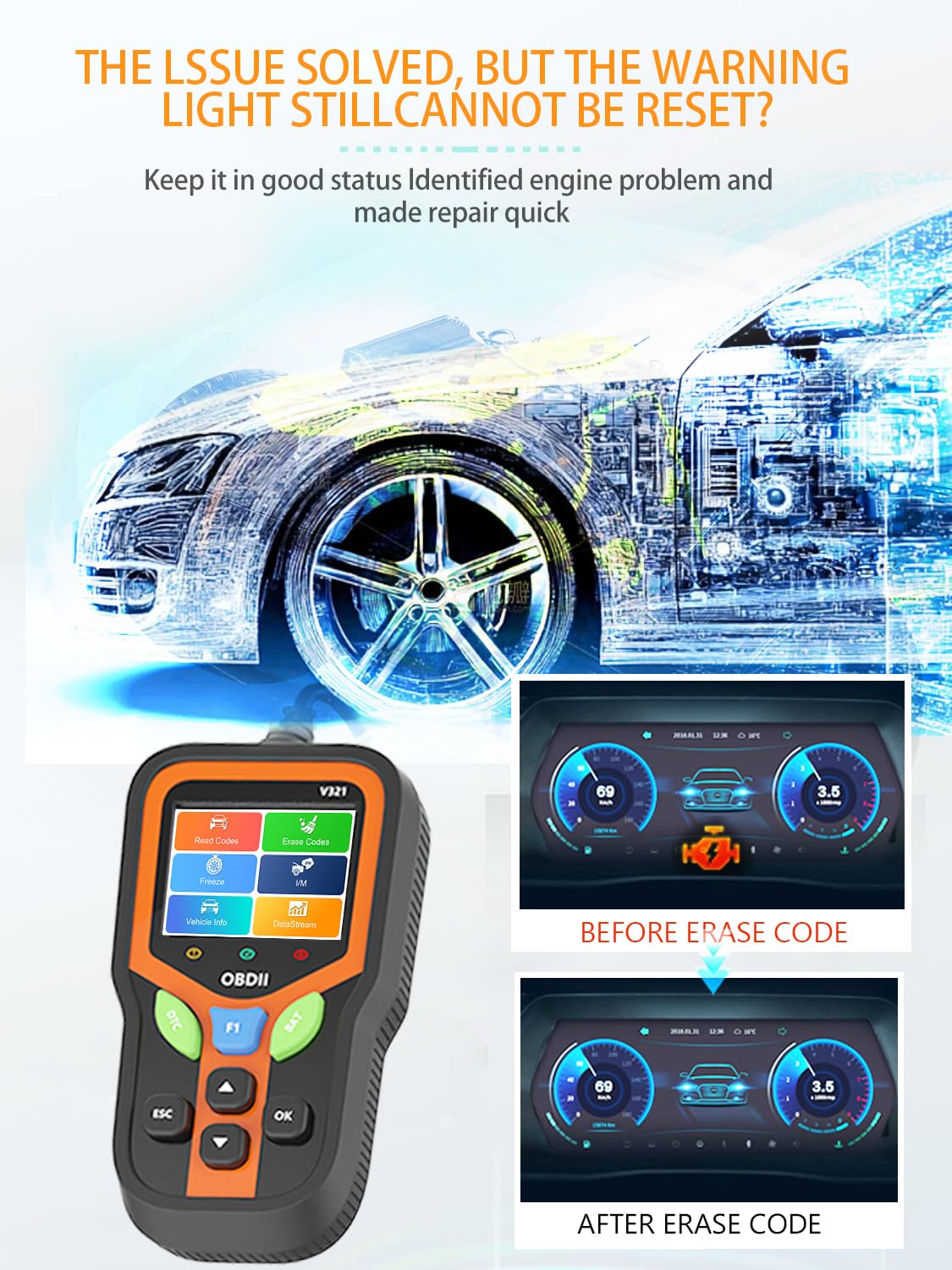 ThermoHalo connector detail highlighting OBD2 plug for easy vehicle connection