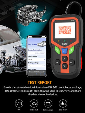 ThermoHalo mobile sync showing cloud report QR code for printable records
