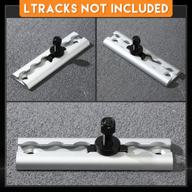 Therwen stud installed in L-track rail demonstrating a secure anchor point