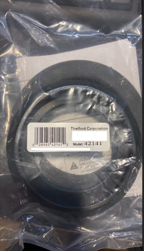 Thetford installed 42141 waste ball seal demonstrating restored toilet seal
