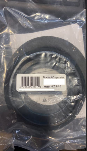 Thetford installed 42141 waste ball seal demonstrating restored toilet seal
