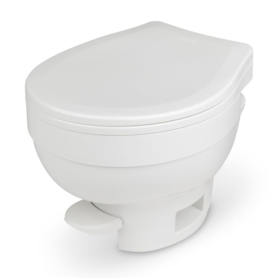Thetford Aqua-Magic VI front view showing compact profile and space-saving benefit