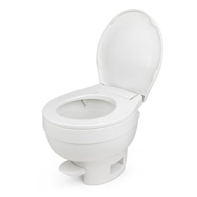 Thetford Aqua-Magic VI SloClose seat close-up highlighting comfort and quiet close