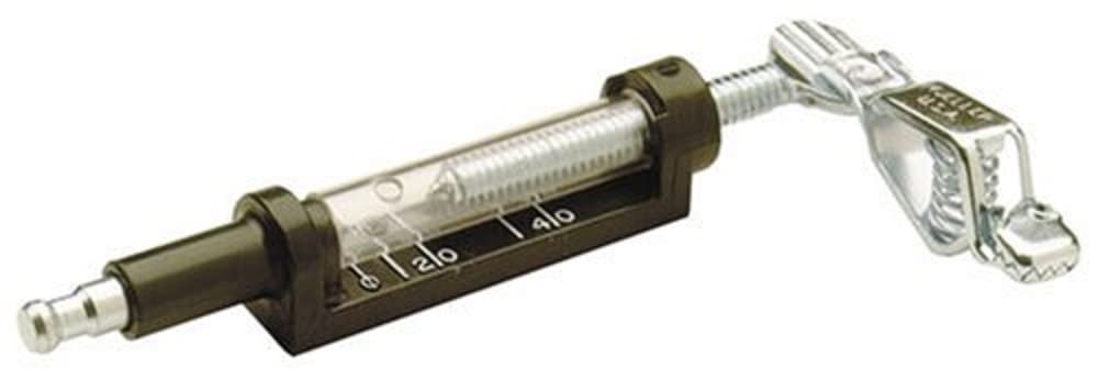 Thexton THE404 front packaging showing compact tester and portability benefit