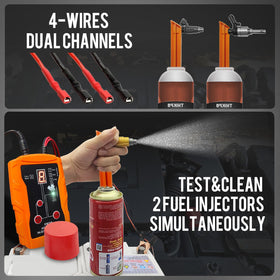 THIKPO cleaning adapters displayed by size for compatible injector sealing