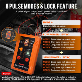 THIKPO dual output leads connected to two injectors enabling side-by-side testing