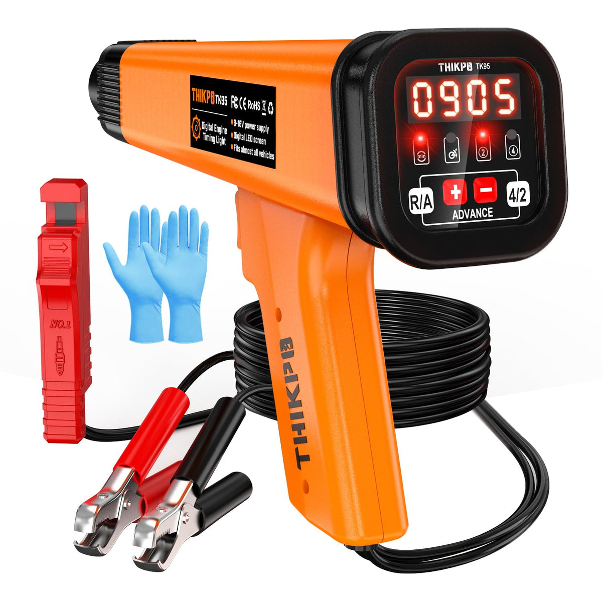 THIKPO front view of timing light showing form and ready-to-use benefit
