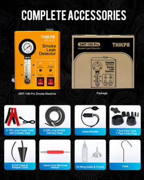 THIKPO lifestyle workbench setup illustrating professional leak detection workflow