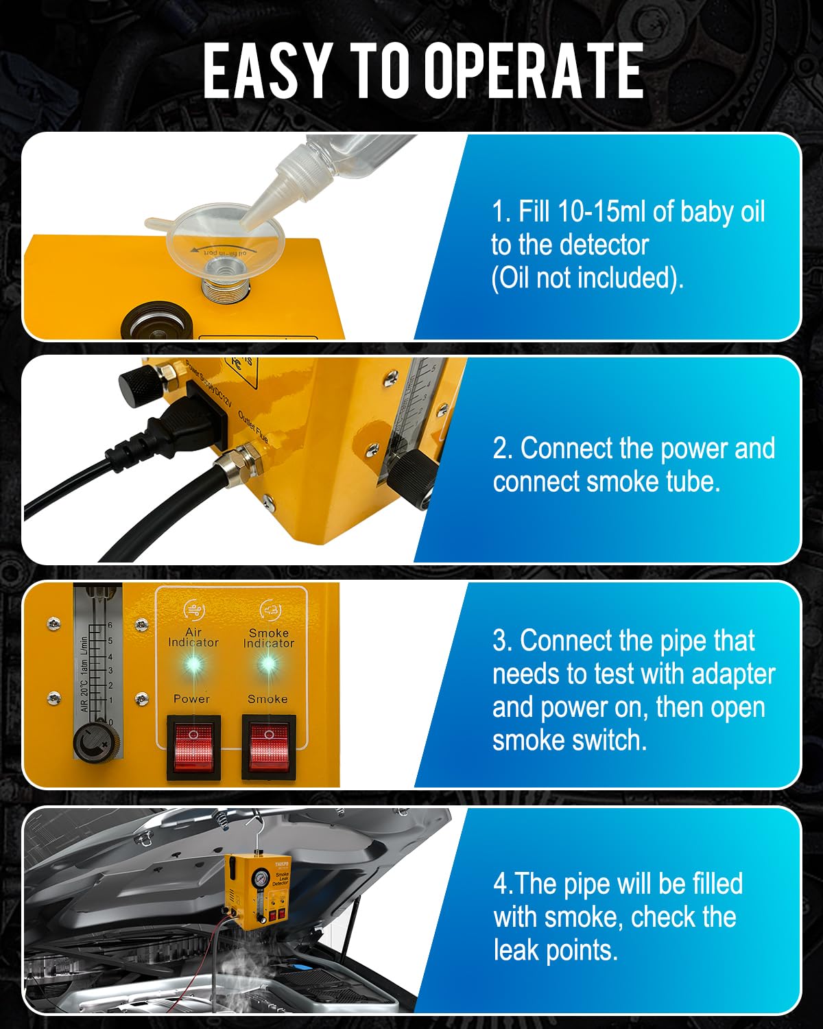 THIKPO size comparison with hand indicating portable compressor convenience