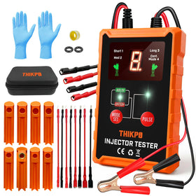THIKPO tester front panel showing ports and dual-channel layout for quick diagnostics