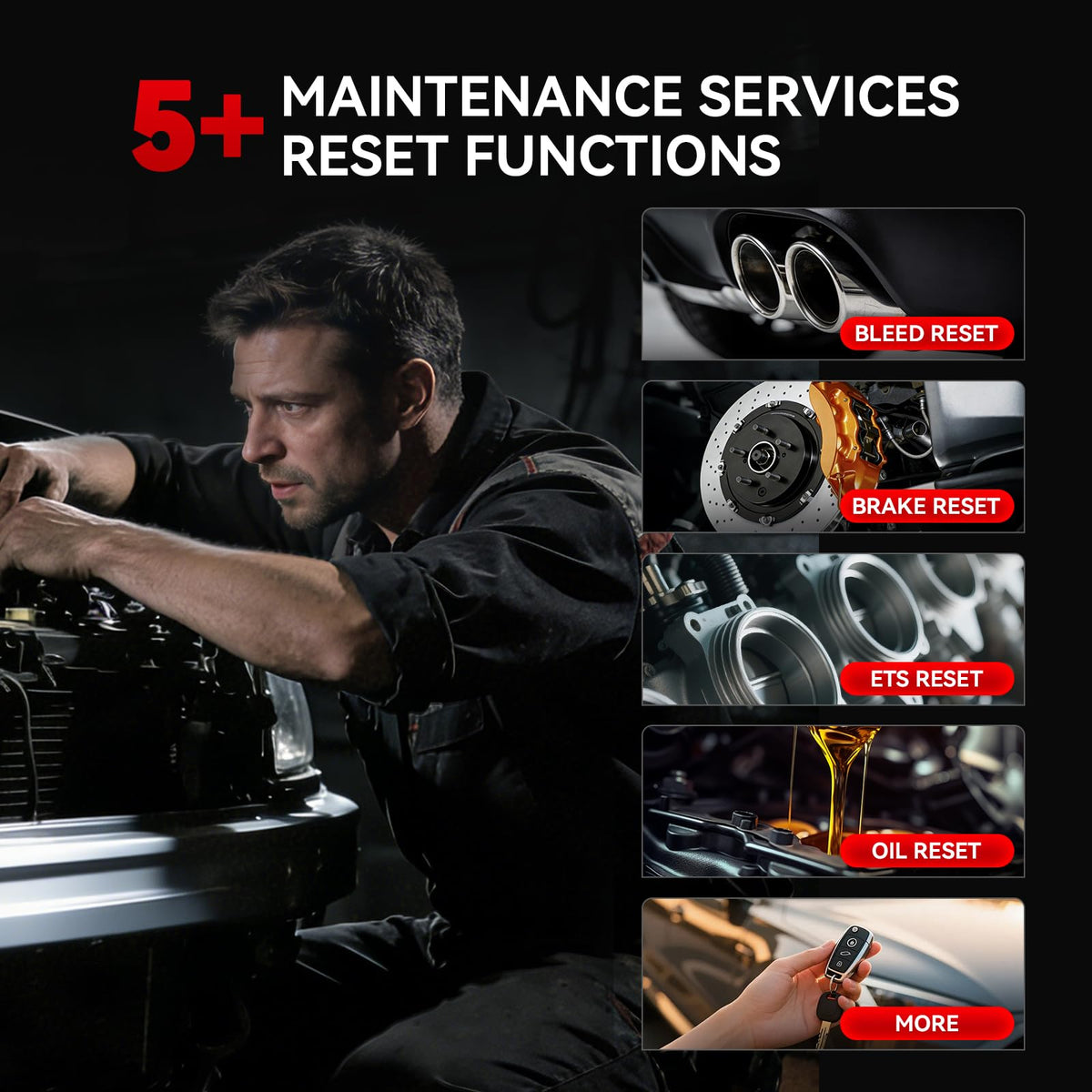 thinkcar bd6 close-up label showing product info and quality assurance benefit