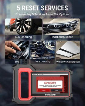thinkcar ThinkScan Plus S7 OBD2 connector and ports, secure reliable connection
