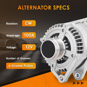 ThinkFar alternator pulley detail illustrating durable metal pulley construction