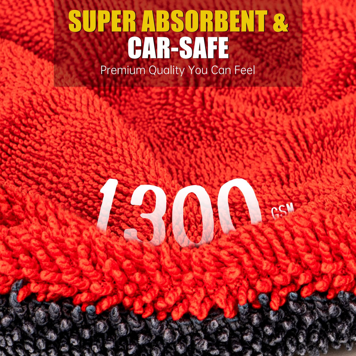 ThinkLearn large towel spread on car hood, covers wide surface quickly