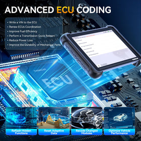 thinkcar tes102 endoscope inserted in engine bay enabling visual inspection of hidden areas