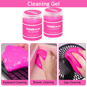 THINKWORK cleaning gel sealed packaging prevents leaks and keeps car clean