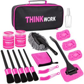 THINKWORK pink kit front packaging shows full 17-piece set and organization benefit