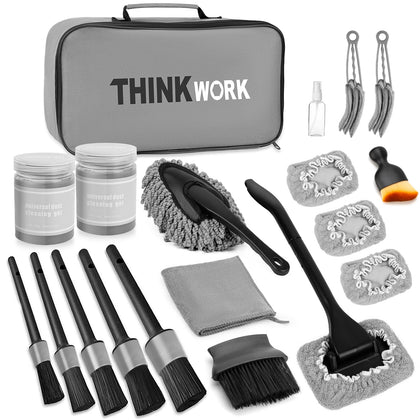 THINKWORK front packaging showing full detailing kit and portable bag benefit organization