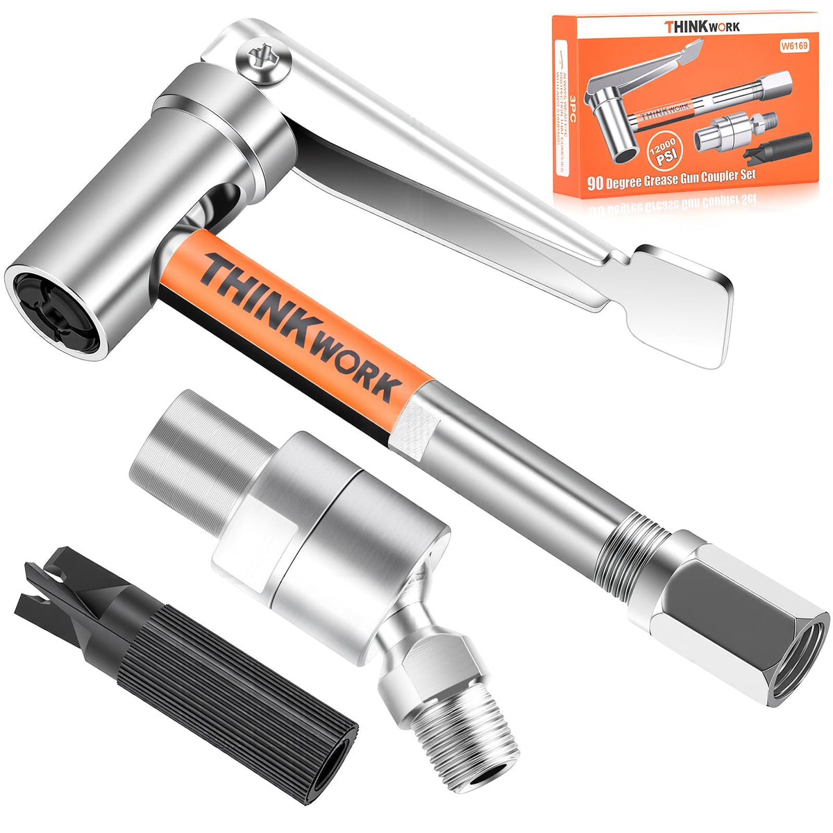 THINKWORK front view of coupler kit showing compact set and benefits