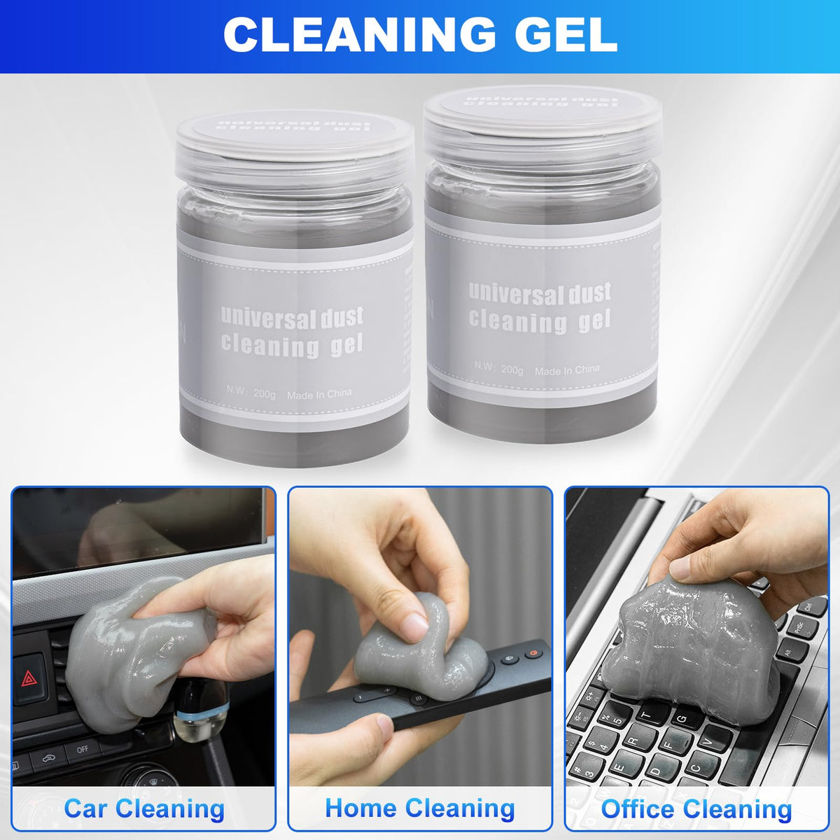 THINKWORK tool in use cleaning lower windshield edge for better visibility benefit
