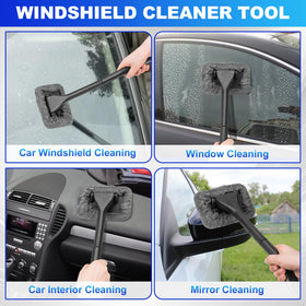 THINKWORK microfiber pads close detail offering streak-free glass cleaning benefit