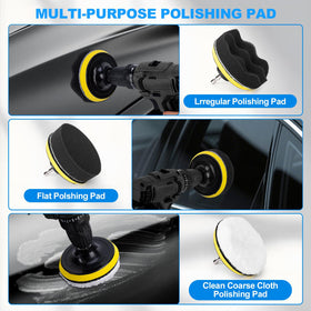 THINKWORK polishing pads with sponge backer ready for waxing and smoothing painted surfaces